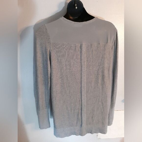 Vera Wang Gray button-up cardigan - Picture 6 of 6